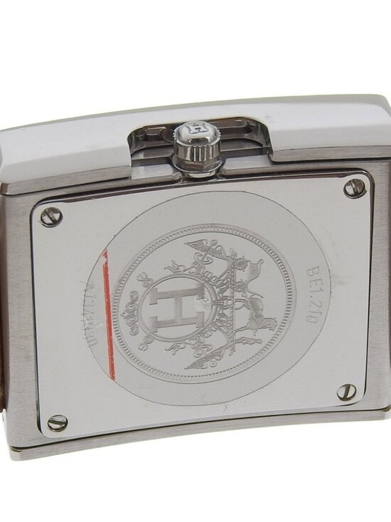 HERMES Belt watch Watches BE1.210 WhiteDial Stainless Steel Quartz Analog ... main image 2